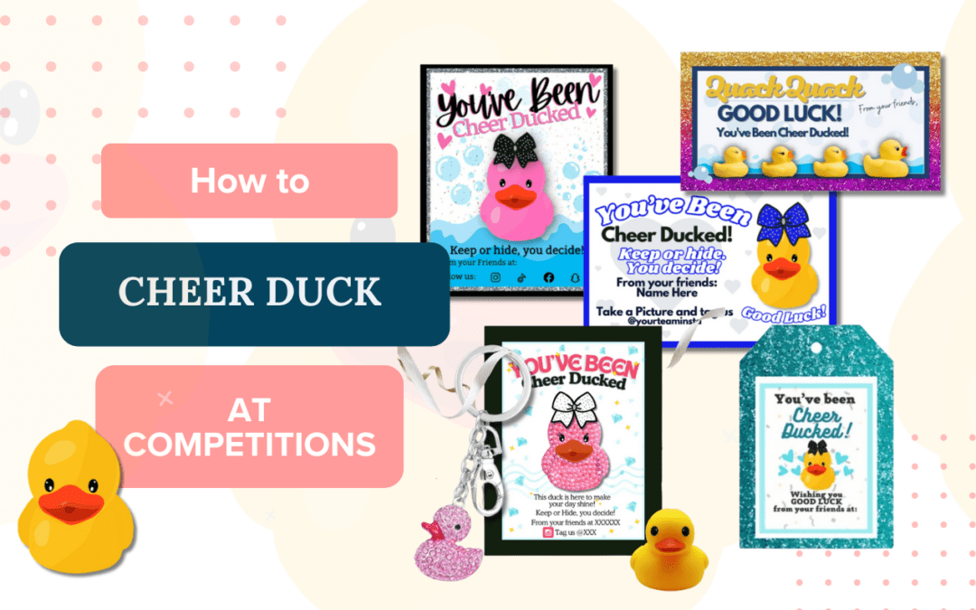 How to Cheer Duck at Competitions with Editable Duck Tags