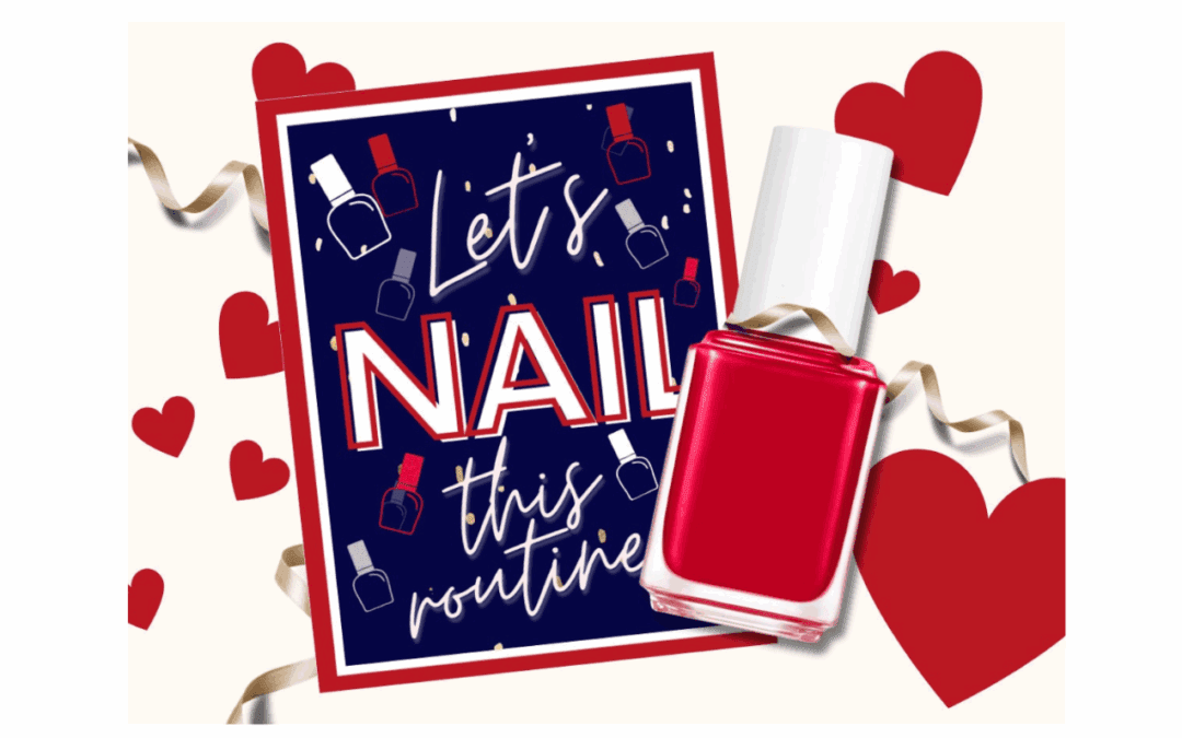 Cheer Printables | Gift for Cheer team | Nail Polish Gift Tag | Let’s Nail This Routine