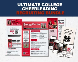 College Cheer Recruiting Template Bundle